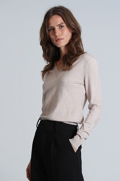Lufian Beige Virgina Women's Sweater