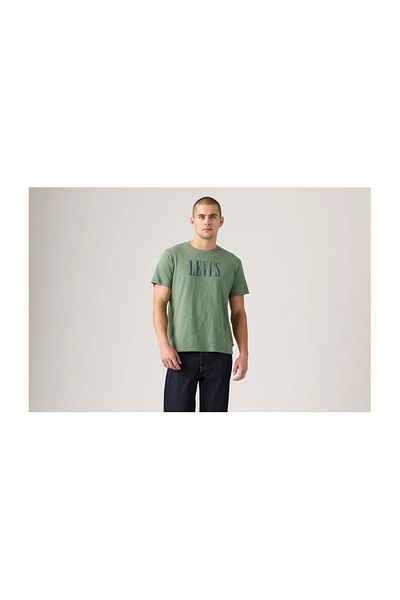 Levi's Relaxed Green Crew Neck T-Shirt A2082-0292