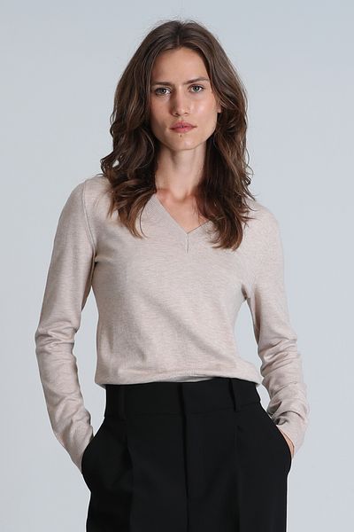 Lufian Beige Virgina Women's Sweater
