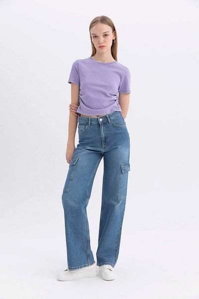 DeFacto Coool Fitted Short Sleeve T-Shirt C5413Ax24Sm