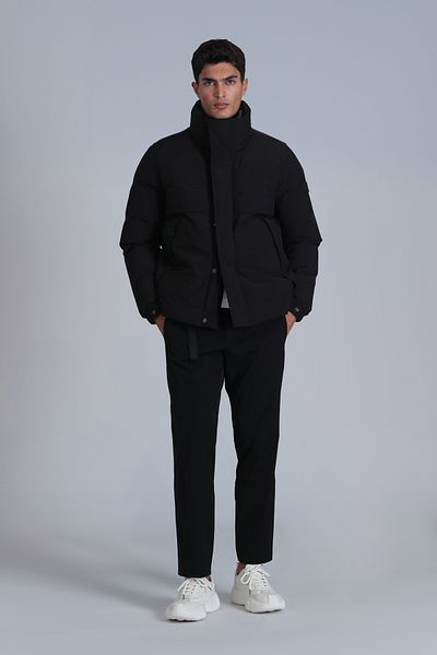 Lufian Andor Goose Feather Men's Coat Black