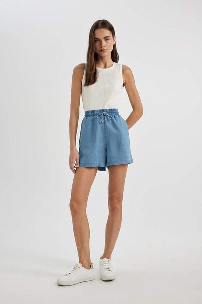DeFacto Pantaloni scurți cu talie înaltă B5234ax24sm