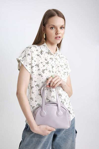 DeFacto Women's Faux Leather Handbag B9353AXNS