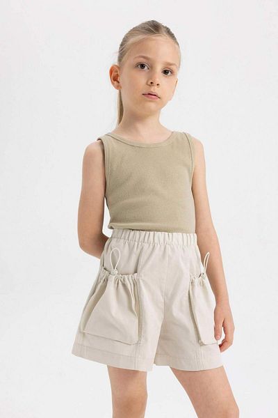 DeFacto Girl's Cotton Pocket Shorts C0281A824HS