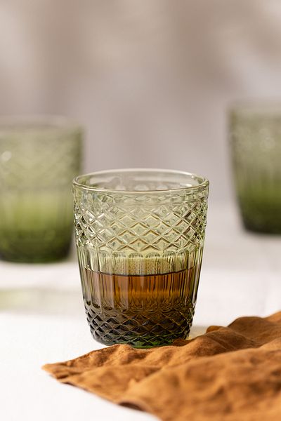 Rakle طقم كوب ماء أخضر من فيجا مكون من 4 قطع - 300 سم مكعب