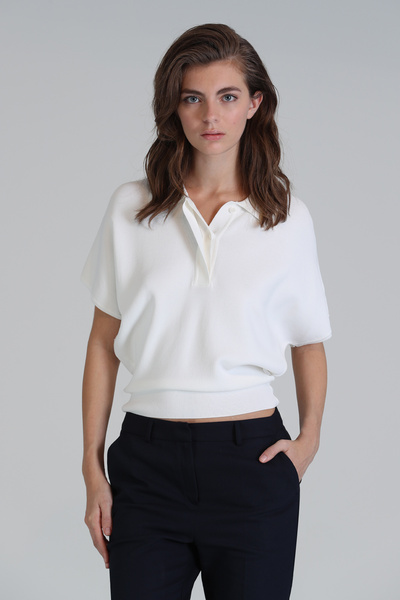 Lufian Como Women's Sweater Ecru