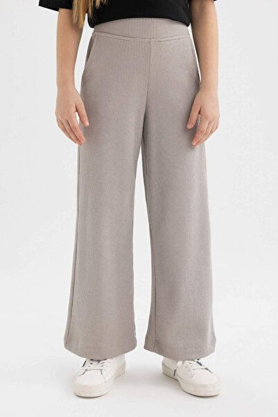 DeFacto Pantaloni Waffle pentru fete cu croiala dreaptă C4596A824SM