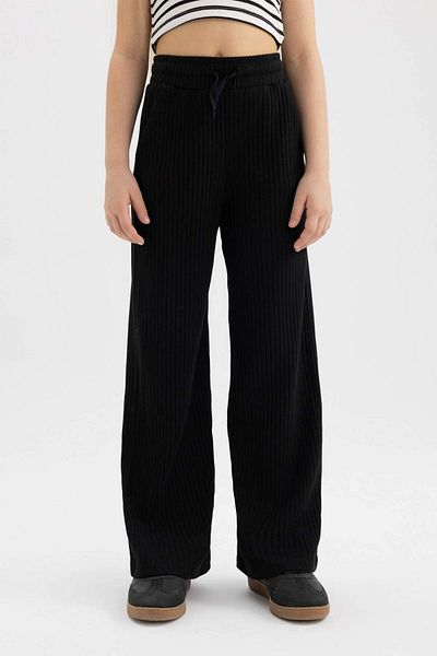 DeFacto Girl's Wide Leg Ribbed Camisole Trousers C4595A824SM