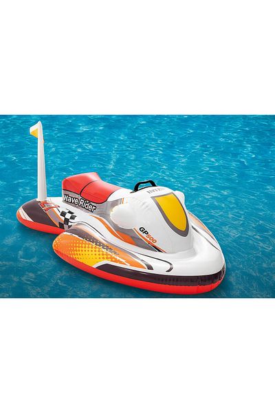 Intex Jetski Rider - Children's Inflatable Jet Ski with Grip - Sea Rider Motor - Pool Rider Jetski 117X77 Cm.