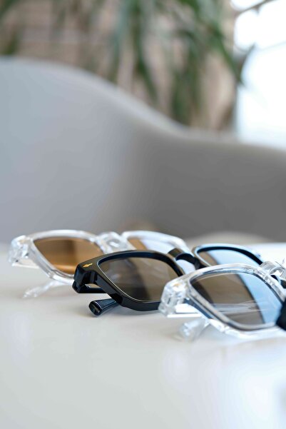 WATCHOFROYAL Set of 5 Transparent Brown-Grey -Orange -Black-Rose Sunglasses Lorraine