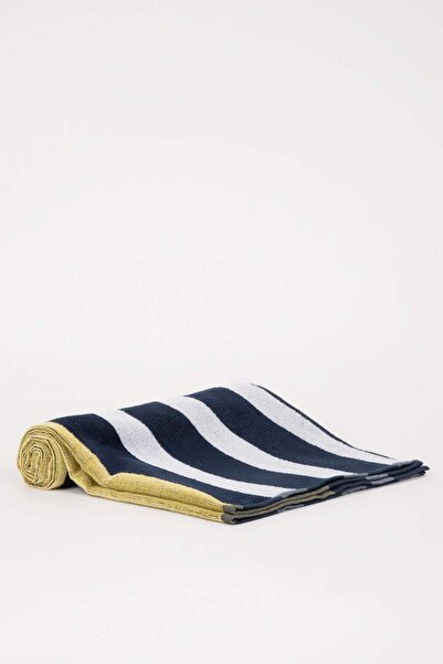 DeFacto Men's Striped Sandproof Cotton Beach Towel C0857AX24SM