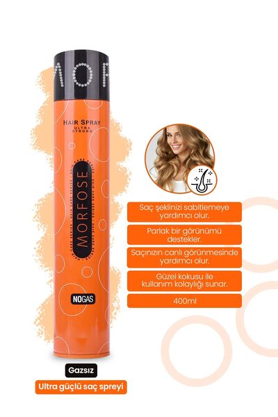 Morfose No Gas Saç Spreyi 400 ml