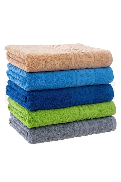 trendyhome Set of 5 100% Cotton Towels – 500 GSM – ST244225 - 70x130 cm