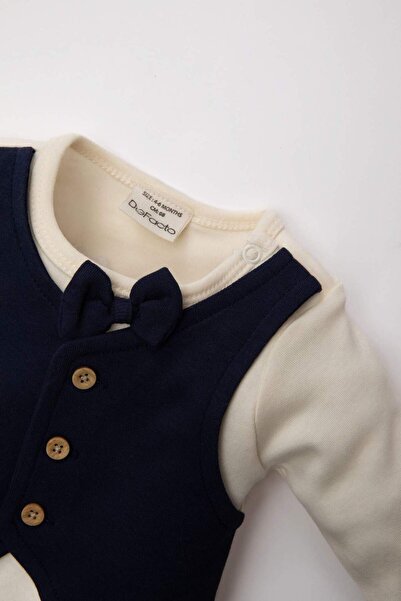 DeFacto Baby Boy 2 Piece Set Long Sleeve Snap Body Sweatpants C1548A524Sm