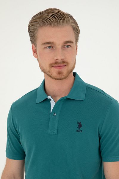 U.S. Polo Assn. Men's Green Polo Shirt