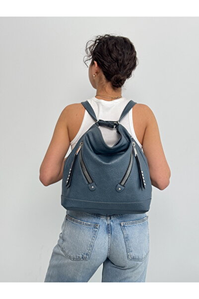 KIRASE PIELE MOALE DE CALITATE NOUĂ MULTISECȚIUNE DIMENSIUNE MARE RUCSAC ȘI GEANT DE UMĂR