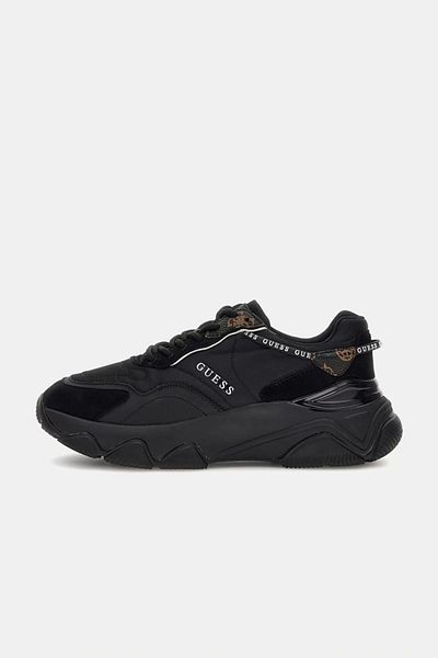 Guess Micola Women's Black Sneaker Fl7Micfal12-Black