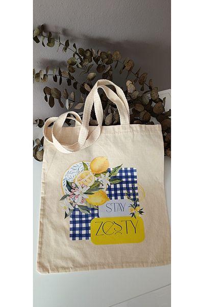 Beyaz Gelincik Tasarım Printed Raw Cloth Shoulder Bag 34 X 39 Dtf Printing