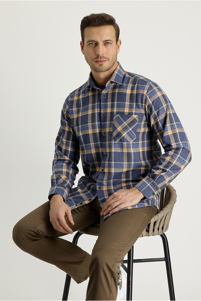 Kiğılı Βαμβακερό Slim Fit Canvas Chino Παντελόνι - Slim Fit