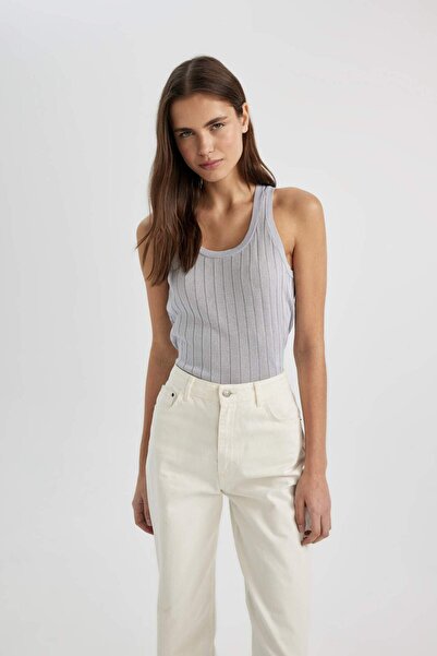 DeFacto Regular Fit Yuvarlak Yaka Triko Atlet C7373AX24SM