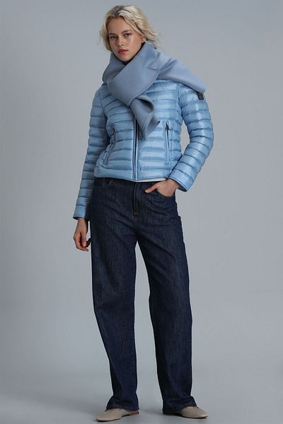 Lufian Blue Mary Goose Feather Women's Coat