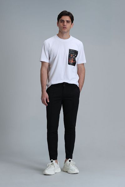 Lufian Pito Jogger Pants Tailored Fit Black