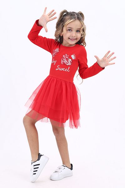 Toontoy Printed Girl's Dress