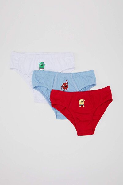 DeFacto Boy's 3-Piece Slip Panties B8572A824SP