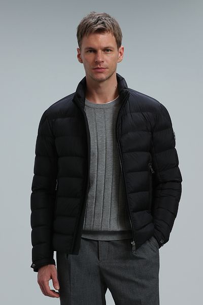 Lufian Clow Goose Feather Men's Coat Black