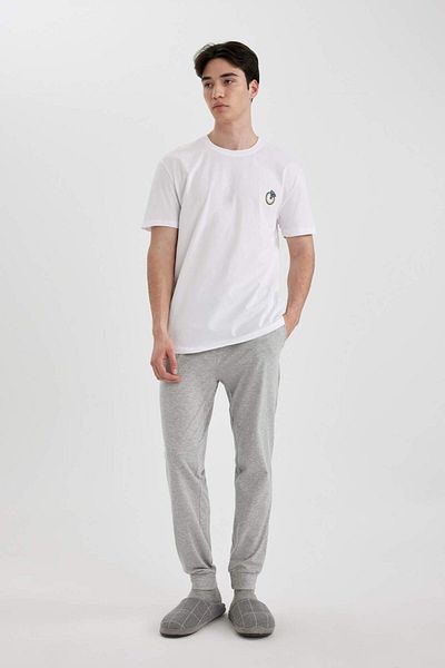DeFacto Regular Fit Crew Neck Printed Short Sleeve Top B8693Ax24Sp