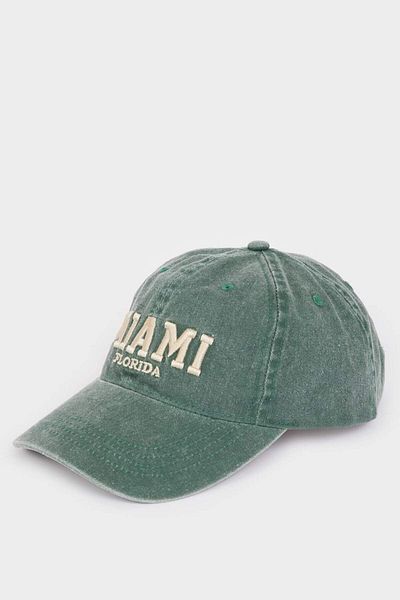 DeFacto Unisex Embroidered Woven Jean Baseball Basketball Cap B8022Ax24Sm