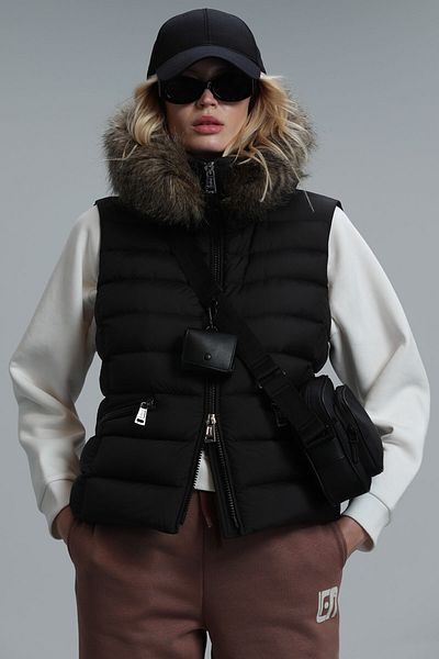 Lufian Linde Women's Techno Vest Black