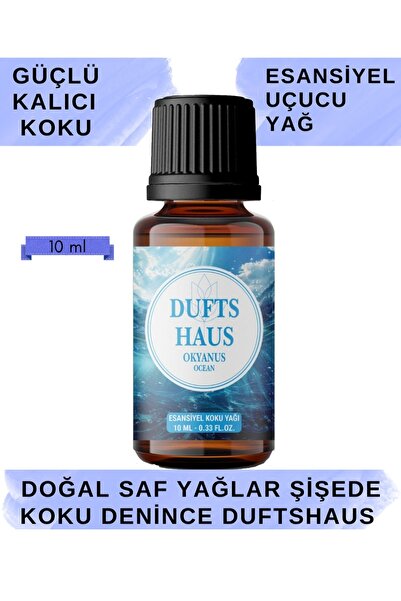 duftshaus Okyanus Esansiyel Uçucu Koku Yağı Difüzör Esansı Buhurdanlık Yağı A...