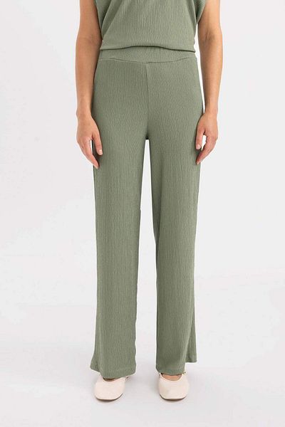 DeFacto Bürümcük Pants Wide Leg Wide Loose Leg Flexible Waisted C0200Ax24Sp