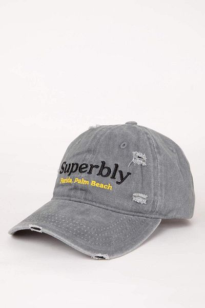 DeFacto Unisex Embroidered Jean Baseball Basketball Cap B8006Ax24Sm