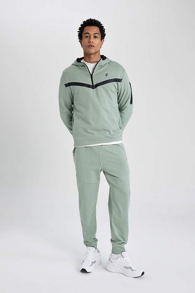 DeFacto Kapesní mikina s kapucí na zip - Standard Fit B5139Ax24Sp