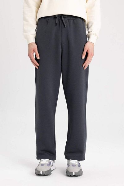 DeFacto Pantaloni sport oversize, cu croi lejer, cu buzunare, picior drept B2984AX24SP