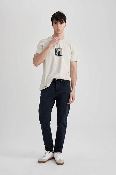 DeFacto Pantaloni slim, conici, skinny, cu talie obișnuită, cu picior contractabil C4222AX24SP