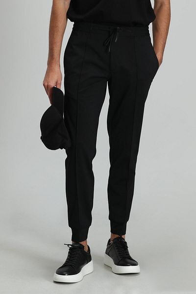 Lufian Pito Jogger Pants Tailored Fit Black
