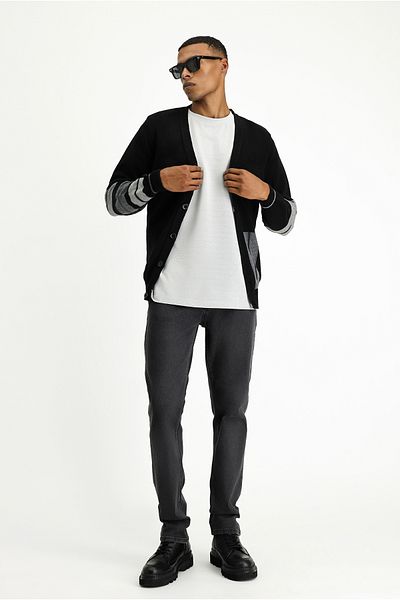 Kiğılı Wool Patterned Knitwear Cardigan