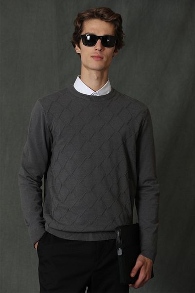 Lufian Tanya Men's Sweater Anthracite
