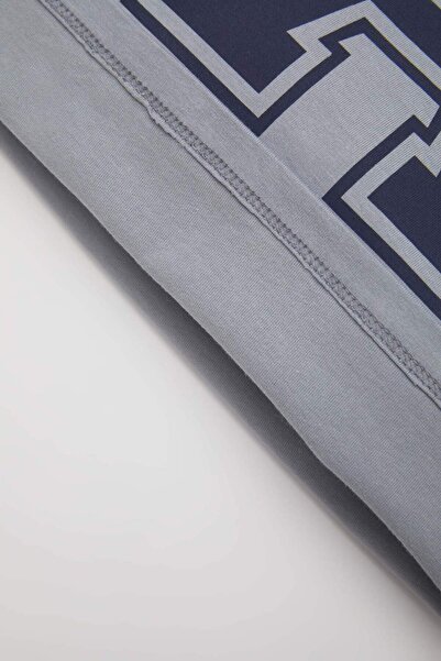 DeFacto Baby Boy Crew Neck Printed Short Sleeve T-Shirt C2210A524Sm