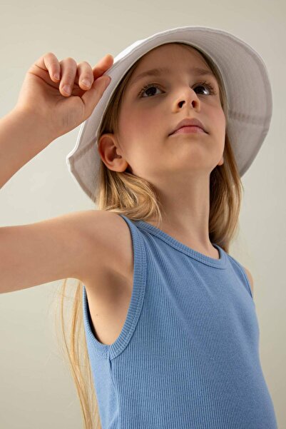 DeFacto Kız Çocuk Bisiklet Yaka Basic Düz Atlet C2214A824SM