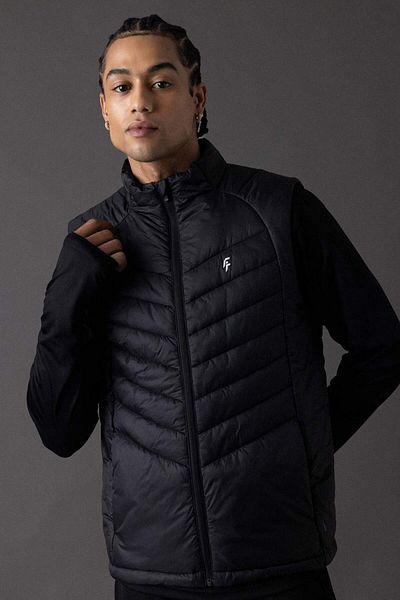 DeFacto Defactofit Slim Fit Puffer Vest Slim Fit Water Repellent Windproof with Zipper Pocket B2124Ax24Sp