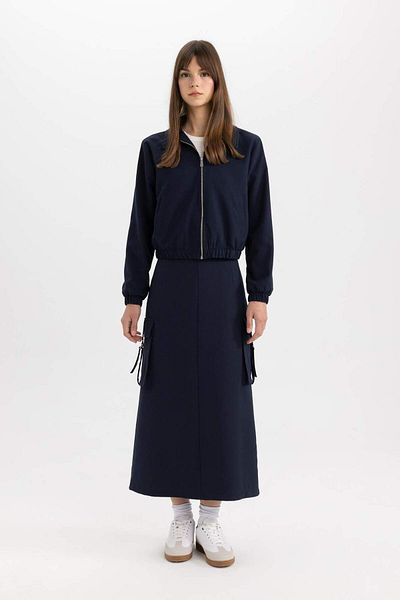 DeFacto Cargo Pocket Maxi Skirt C4197AX24SP