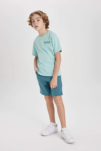 DeFacto Boy's Basic Bermuda Shorts B5867A824Sm