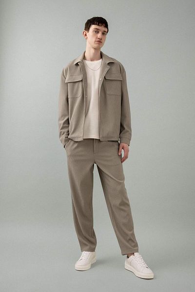 DeFacto All Direction Stretching Tapered Fit Trousers - Straight Leg B6584Ax24Sp