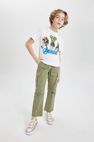 DeFacto Boys Marvel Avengers Crew Neck Short Sleeve T-Shirt B7219A824Sm