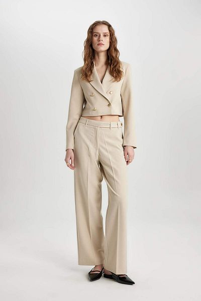 DeFacto Jachetă Crop Blazer C3344AX24SP