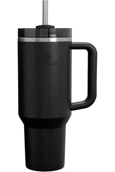 Stanley كوب Quencher H2.0 FlowState المصنوع من الفولاذ المقاوم للصدأ والمعزول بالفراغ مع غطاء وقشة للمياه